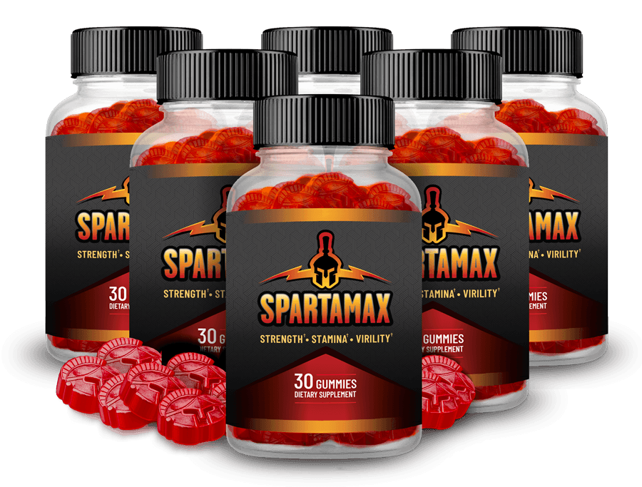 SpartaMax Gummies 6 bottles — 180-day supply